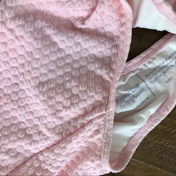 Kate space marina dot jacquard pink swim one piece - Picture 4 of 7